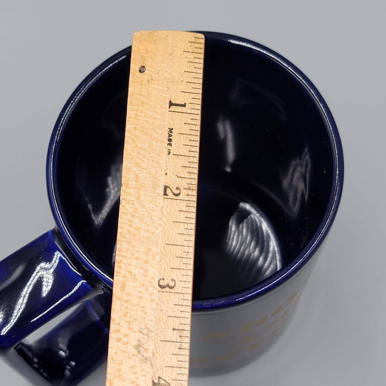 Above and Beyond Coffee Mug Dark Blue Large Size