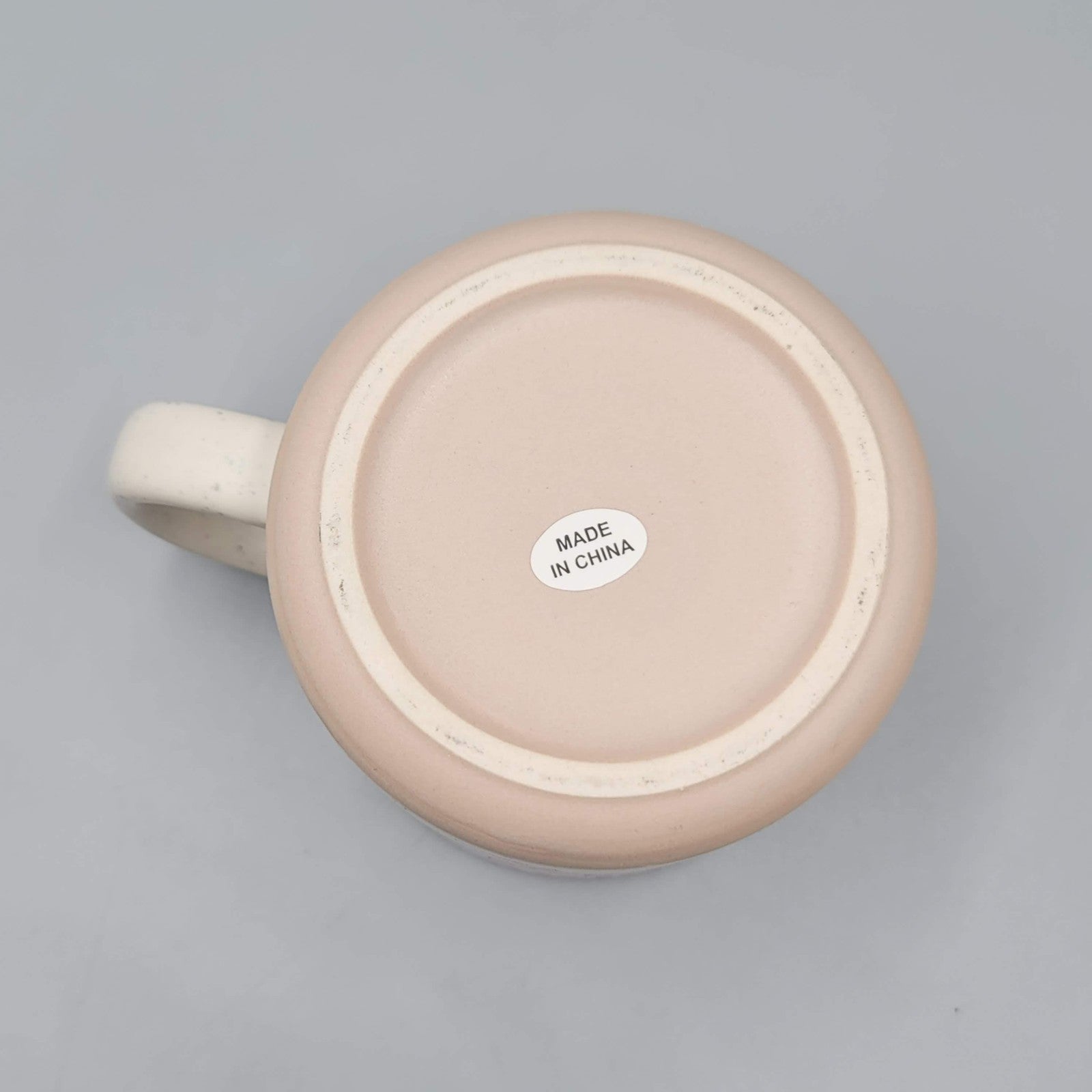 Redhead Club Ceramic Coffee Mug Speckled Beige Tall Tea Cup Collectible