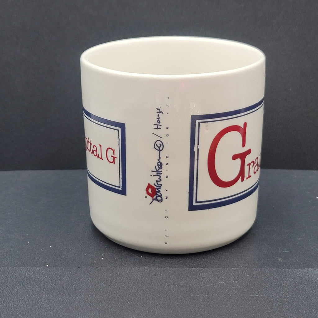 Vintage Grindley England Coffee Mug Grandpa Starts with a Capital G Doug Wilson
