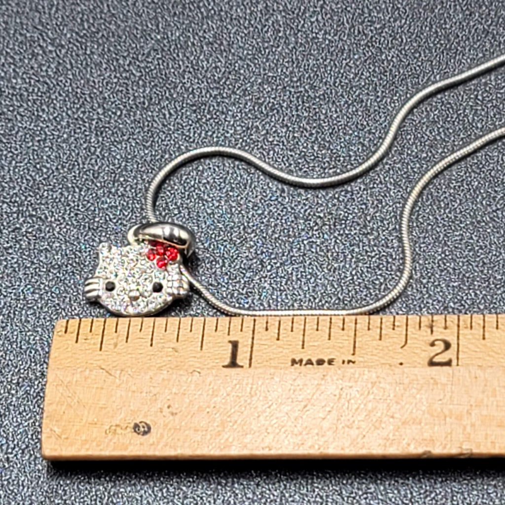 Cute Sweet Hello Kitty Pendant Necklace Cartoon Jewelry 18"