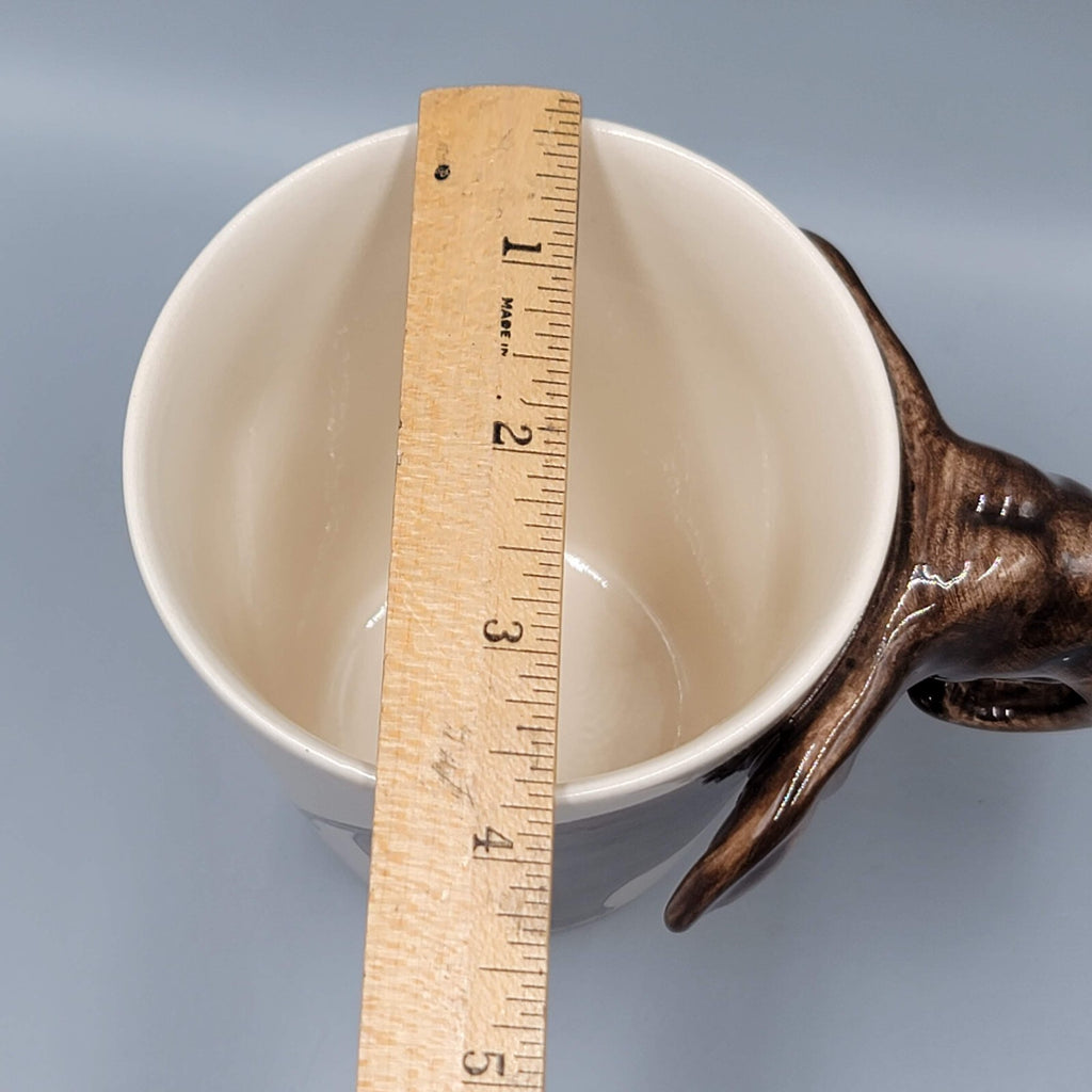 World Market Elephant 12 oz Ceramic Coffee Mug Ceramic 3D Look!