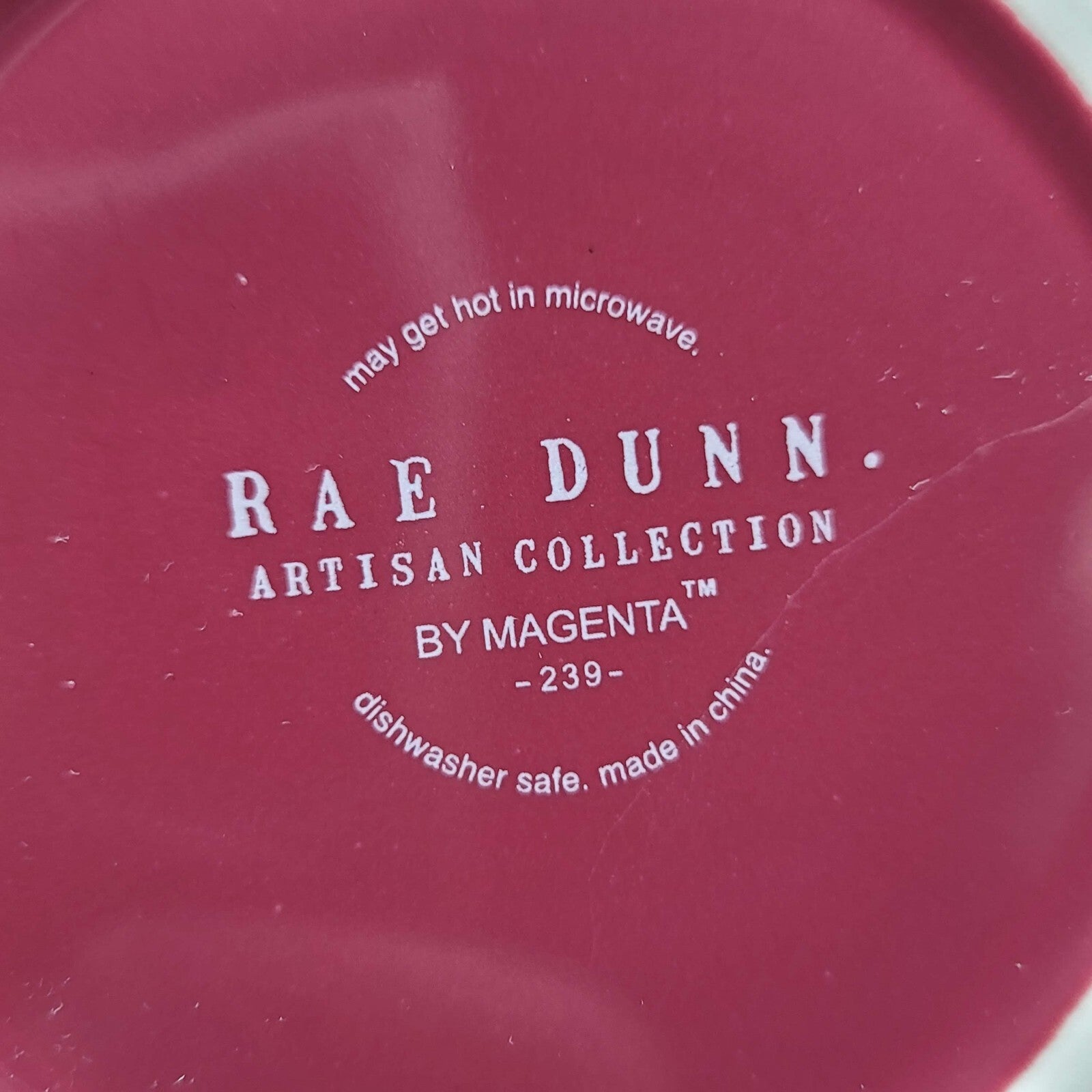 Rae Dunn Grill Master Coffee Mug Burgundy Red Large 20 oz