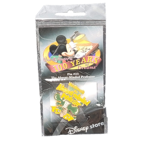 Disney 100 Years of Dreams #23 The Absent Minded Professor Pin New
