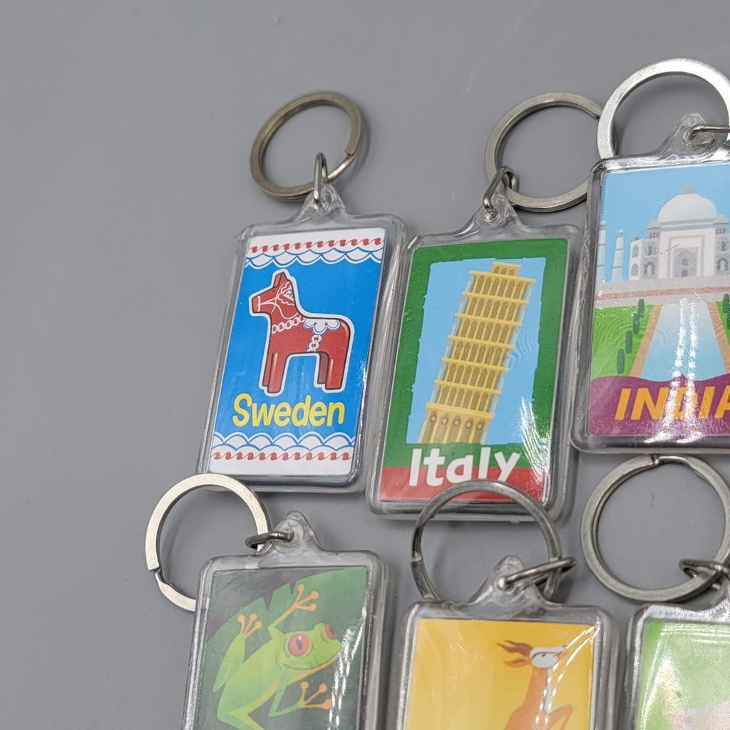 Highlights Top Secret Adventures Lot of 13 Keychains Acrylic