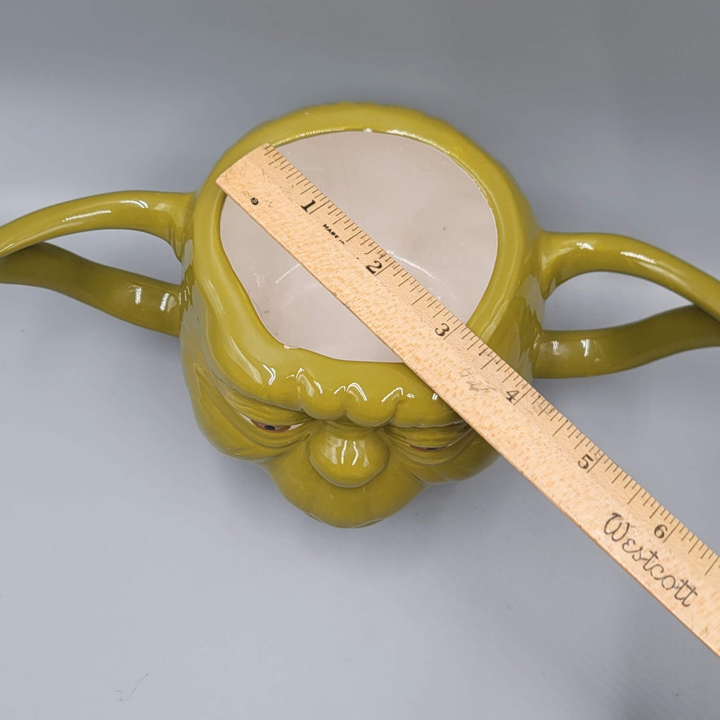 Bioworld Coffee Mug Star Wars Yoda Double Handle Ceramic Lucasfilm