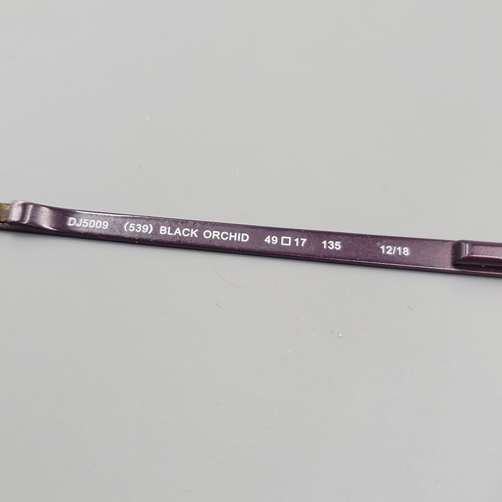 Draper James Womens Eyeglasses DJ5009 539 Black Orchid 49.17.135 Glasses Frames