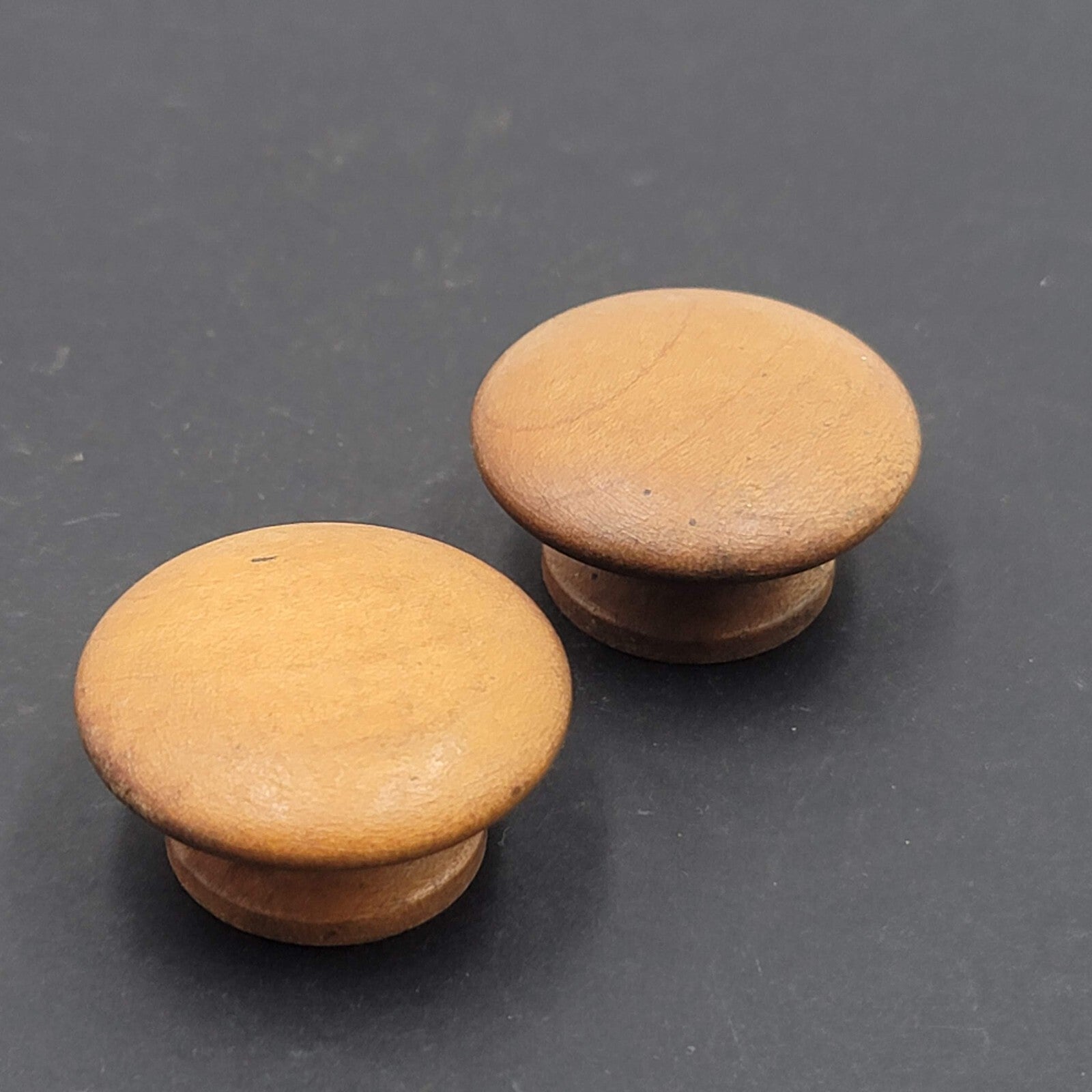 Lot of 2 Wood Cabinets Drawers Doors Pulls 1.5” Salvage Hardware