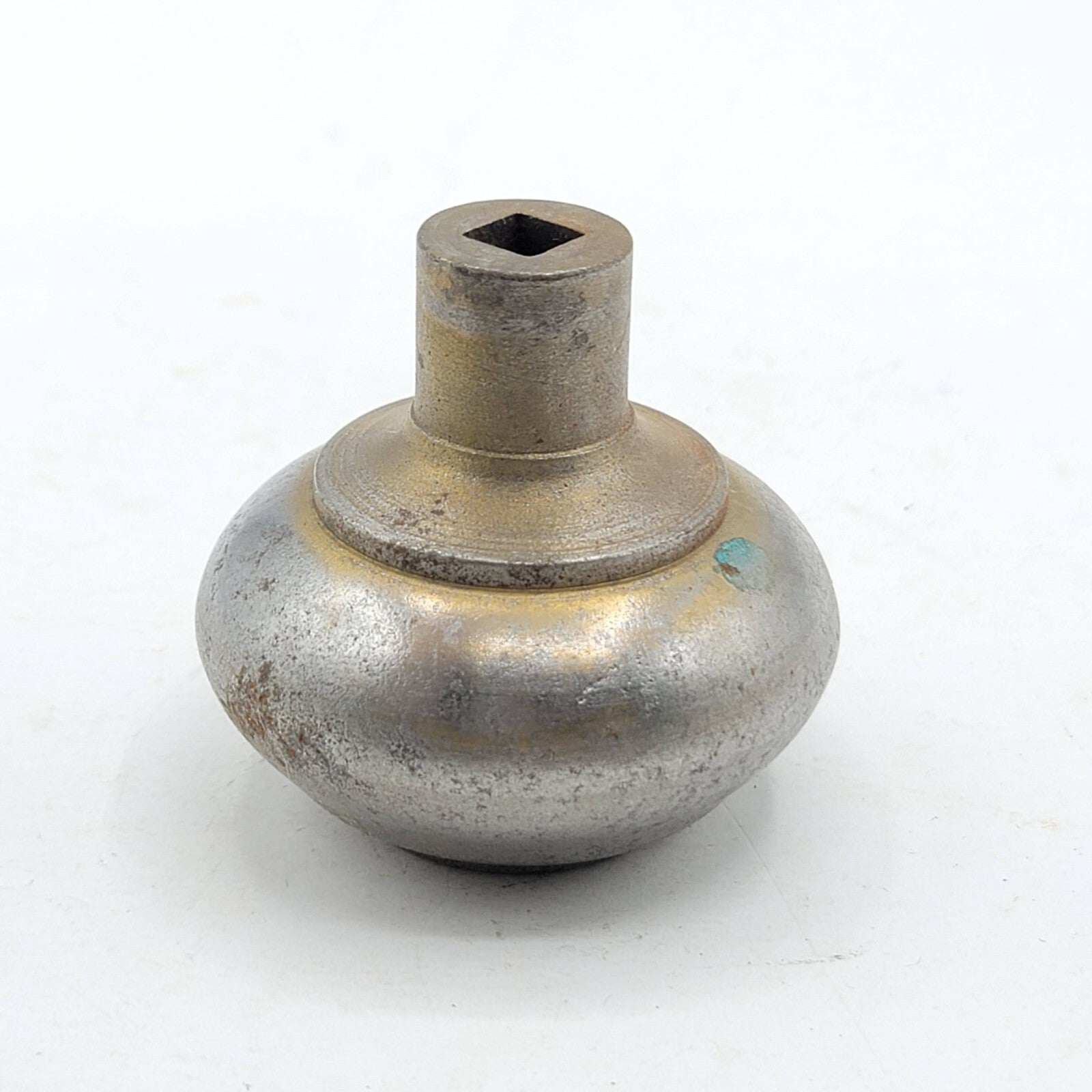 Single Vintage Steel Door Knob Reclaimed Salvage 2.25"   D644