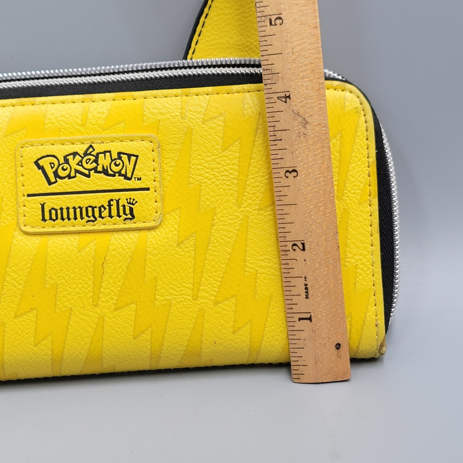 Loungefly Pikachu Zip Around Wallet Yellow Pokemon Cosplay Pre-Owned