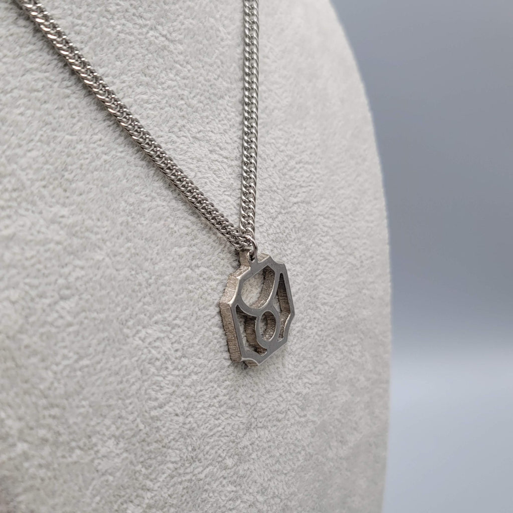 Vintage Zodiac Taurus Pendant Necklace Silver tone 18" Mens Womens