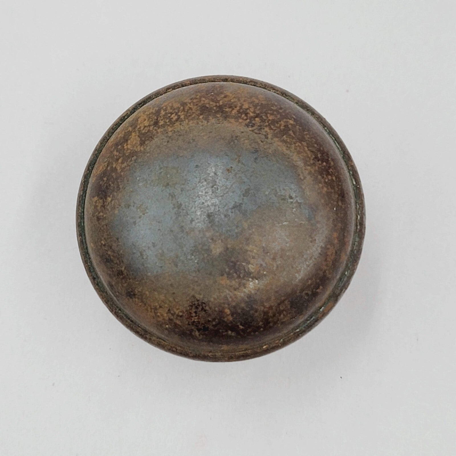 Vintage SINGLE Steel Doorknob Salvage Door Hardware 2.25" (115)