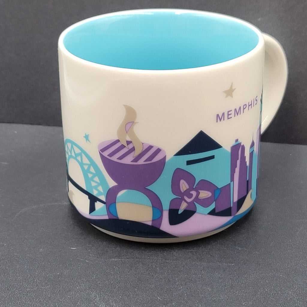 Starbucks You Are Here Memphis Tennessee Collectible Ceramic Coffee Mug Tea Cup