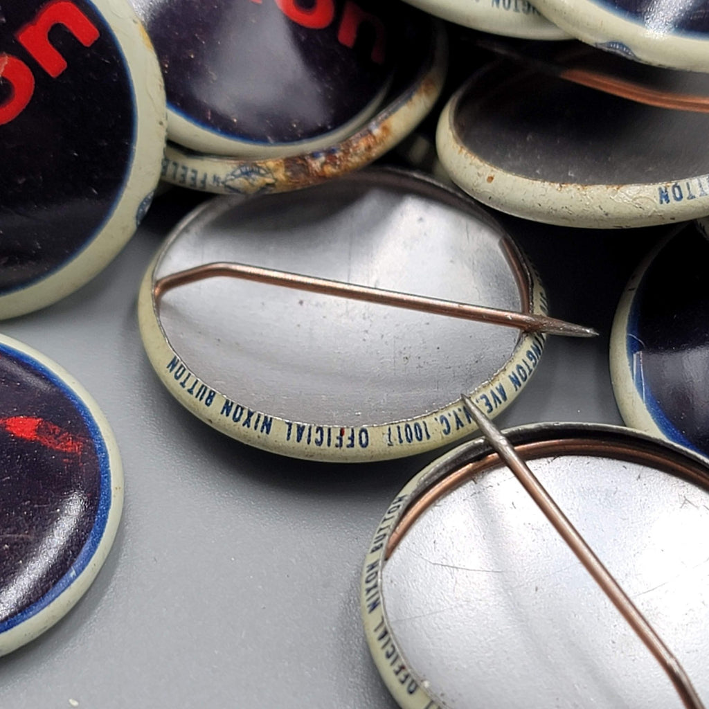 Vintage Nixon Campaign Buttons Official Pinbacks Political Pin Lot of 75+ 7/8"