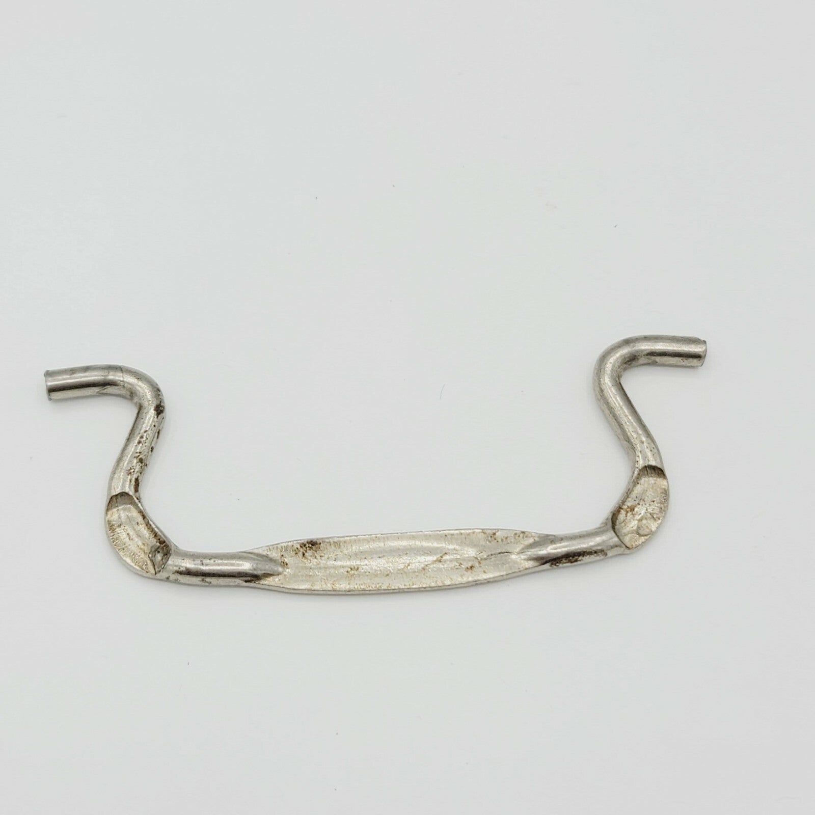 Vintage Single Nickel Ornate Bail Pull for 3.5" Pull Handle Replacement
