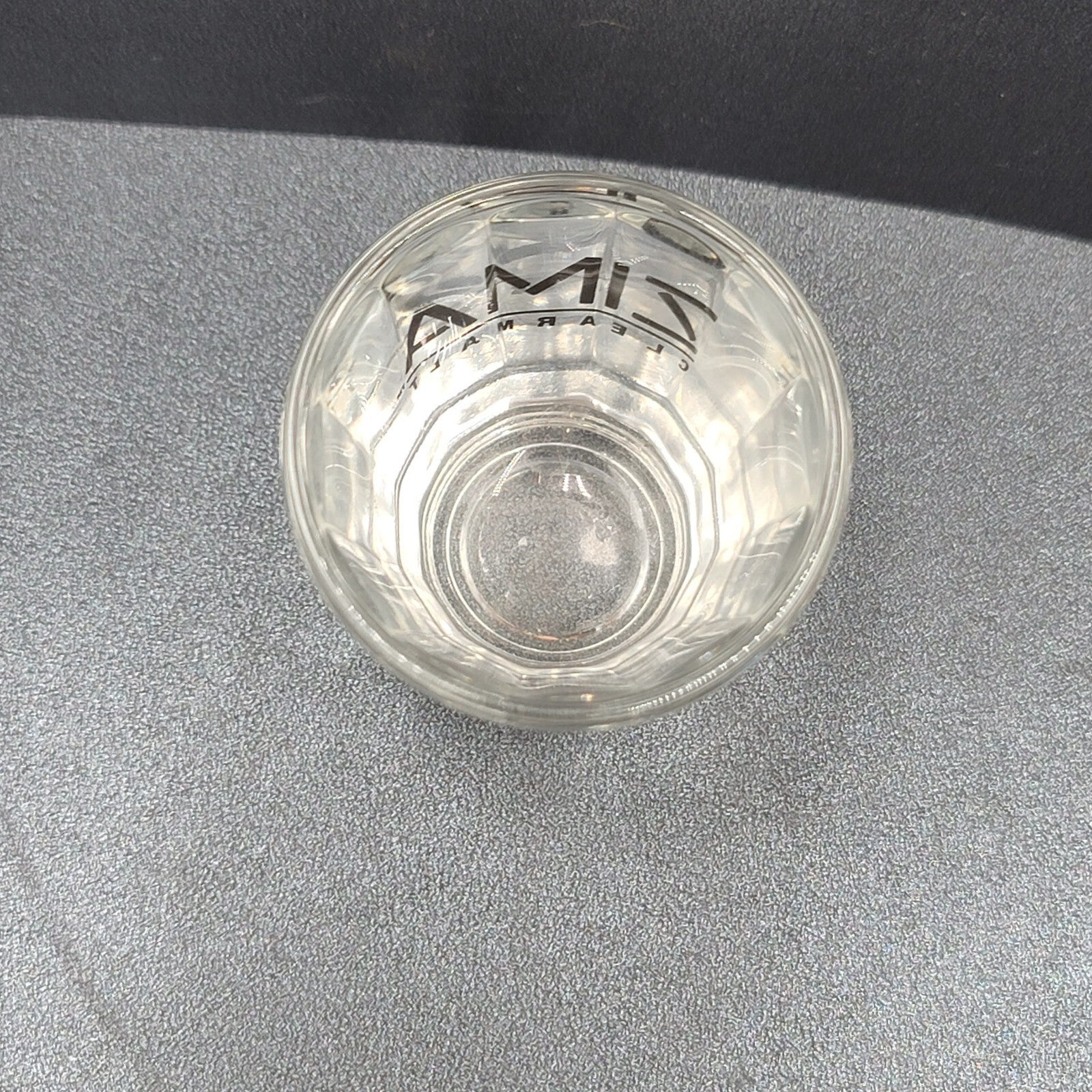 Vintage Zima Clear Malt Glass Shot Glass 2.25" Rare!