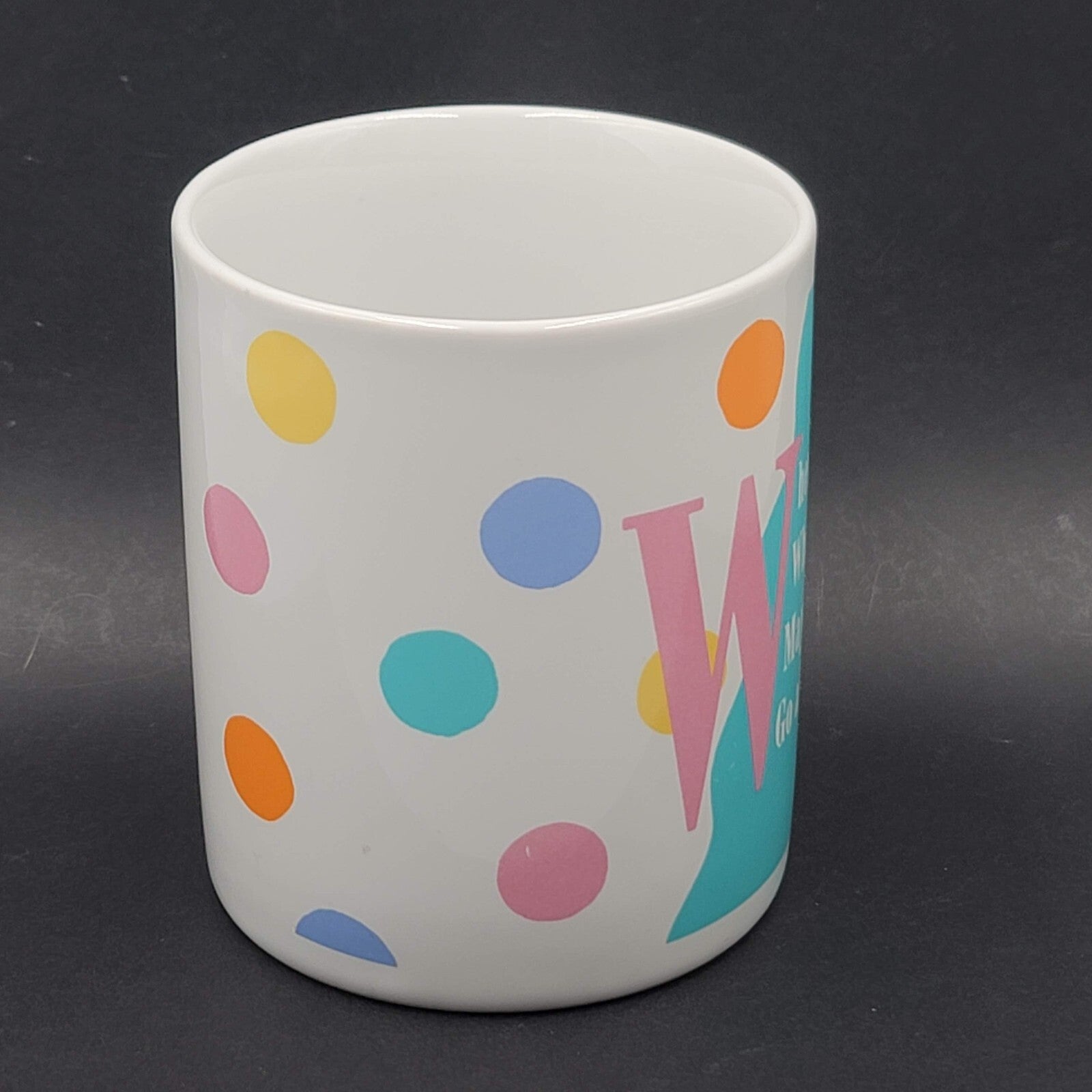 Vintage Hallmark Coffee Mug Cup Wherever You Go Whatever You Do May Luck