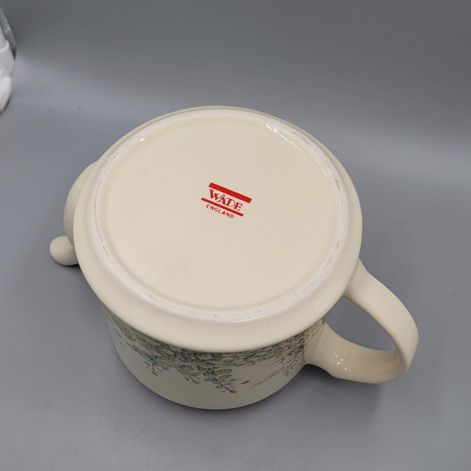 Vintage Wade Hedgerow Teapot with Flowers Bees Butterflies Signed
