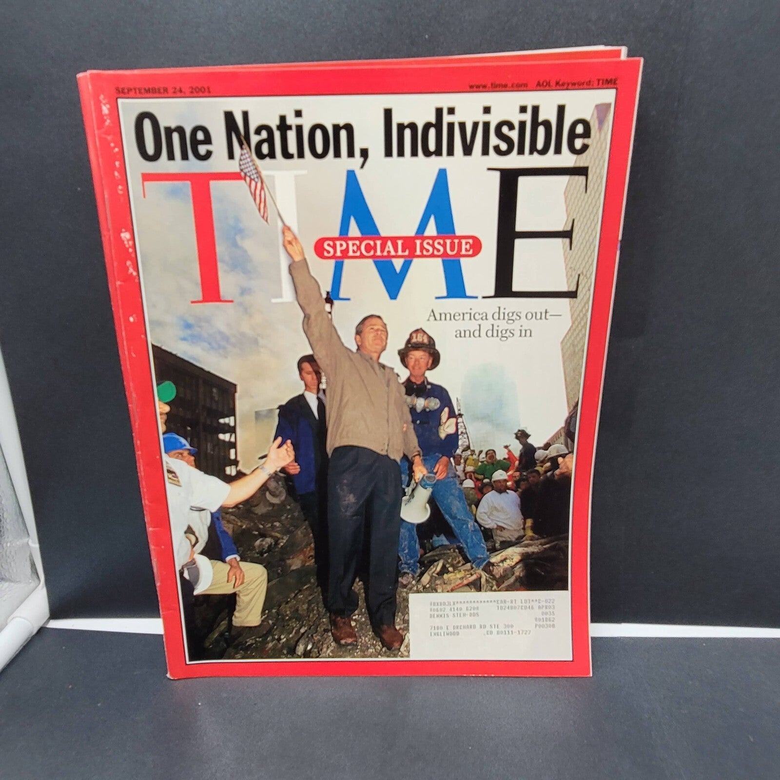 Lot of 5 9/11 Magazines Time People September 11 2001 (1 Duplicate)
