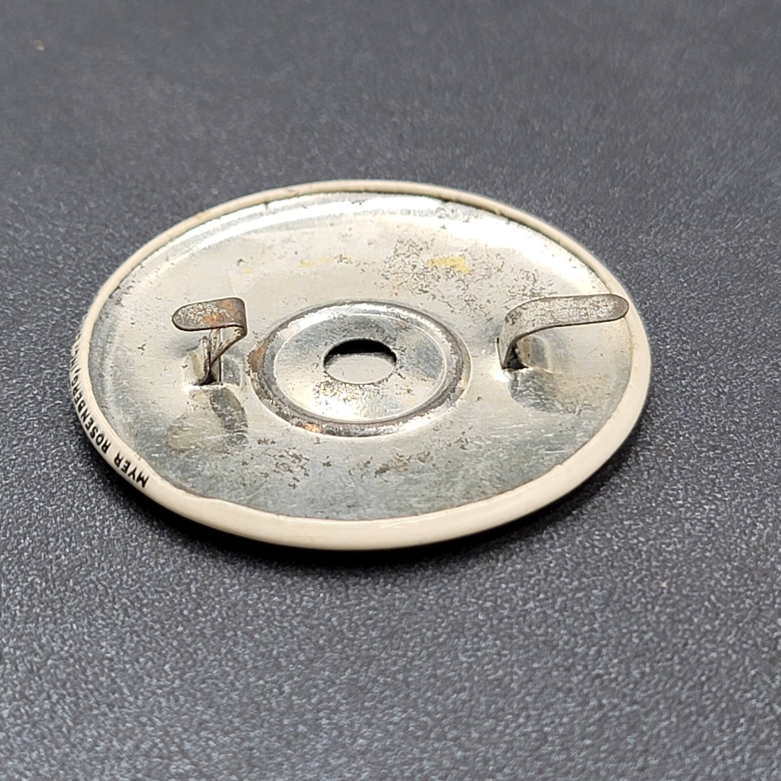 Vintage Button The Father of Modern Dentistry Pierre Fauchard Badge 1.75"