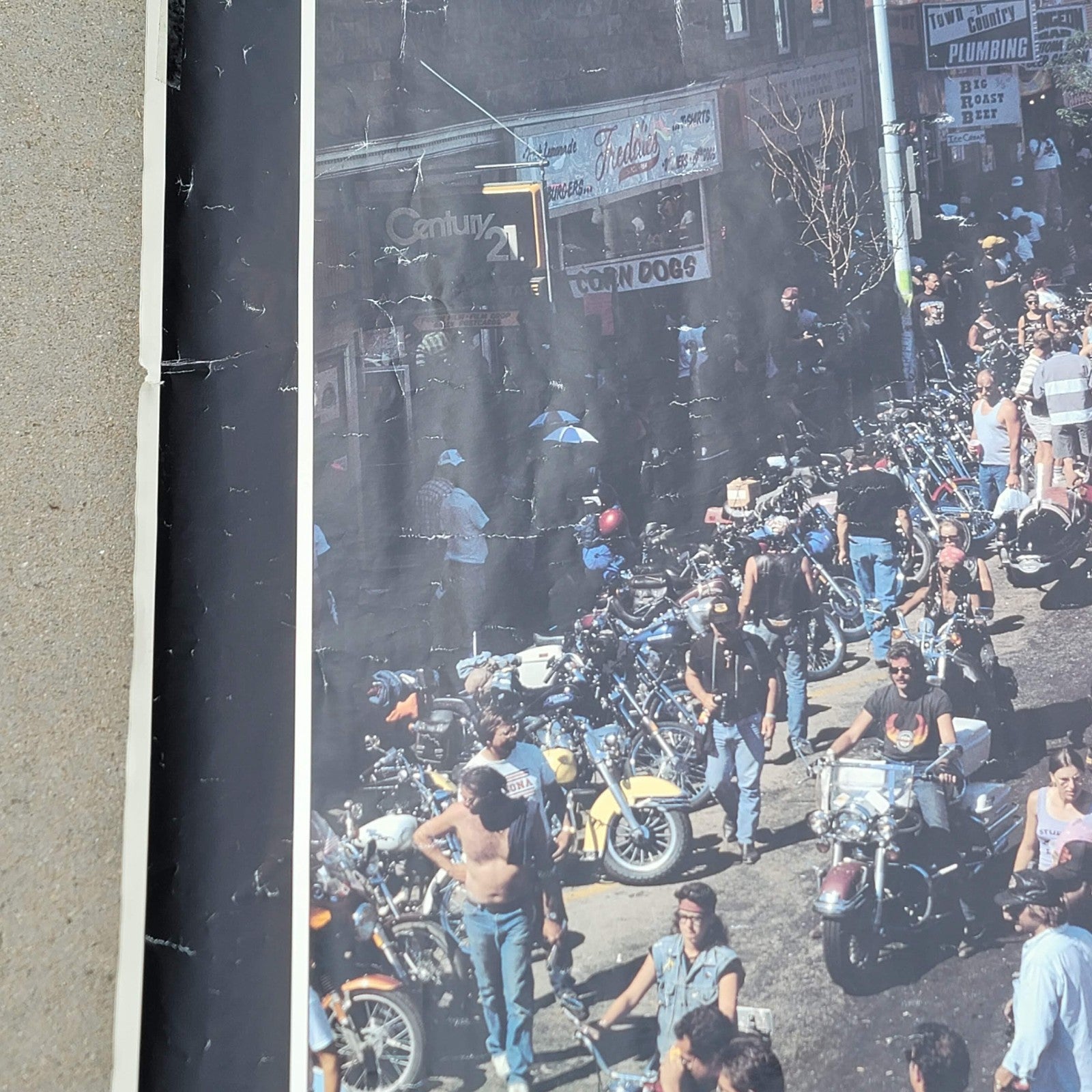 Sturgis Vintage Collectible Poster 1990 50th Anniversary LARGE 5' x 3.5'