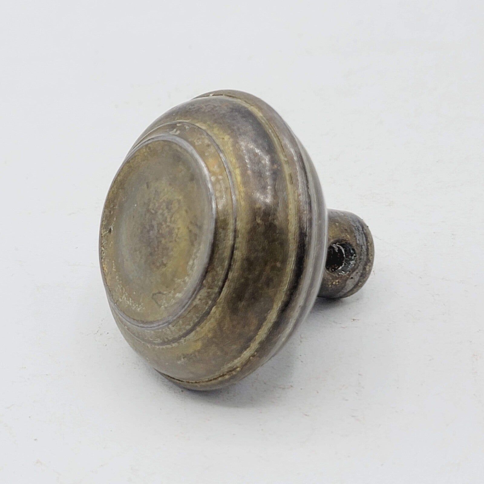 One Single Vintage Steel Door Knob Reclaimed Salvage 2.25"  23kk22