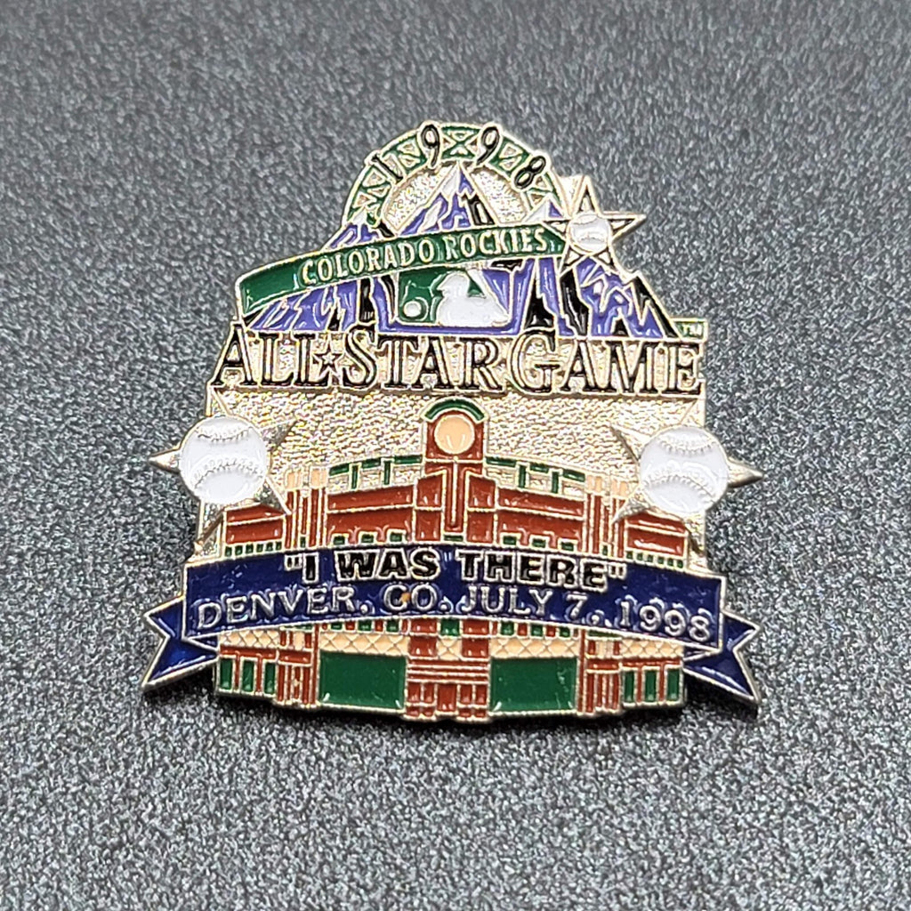 1998 MLB ALL STAR GAME PIN COLORADO ROCKIES I WAS THERE DENVER CO JULY 7 1998