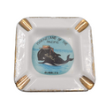 Vintage Marineland Ceramic Souvenir Ashtray Bubbles the Whale 3.5"
