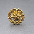 Vintage Brass Cabinet Drawer Pull Replacement Hardware New Old Stock w Screw