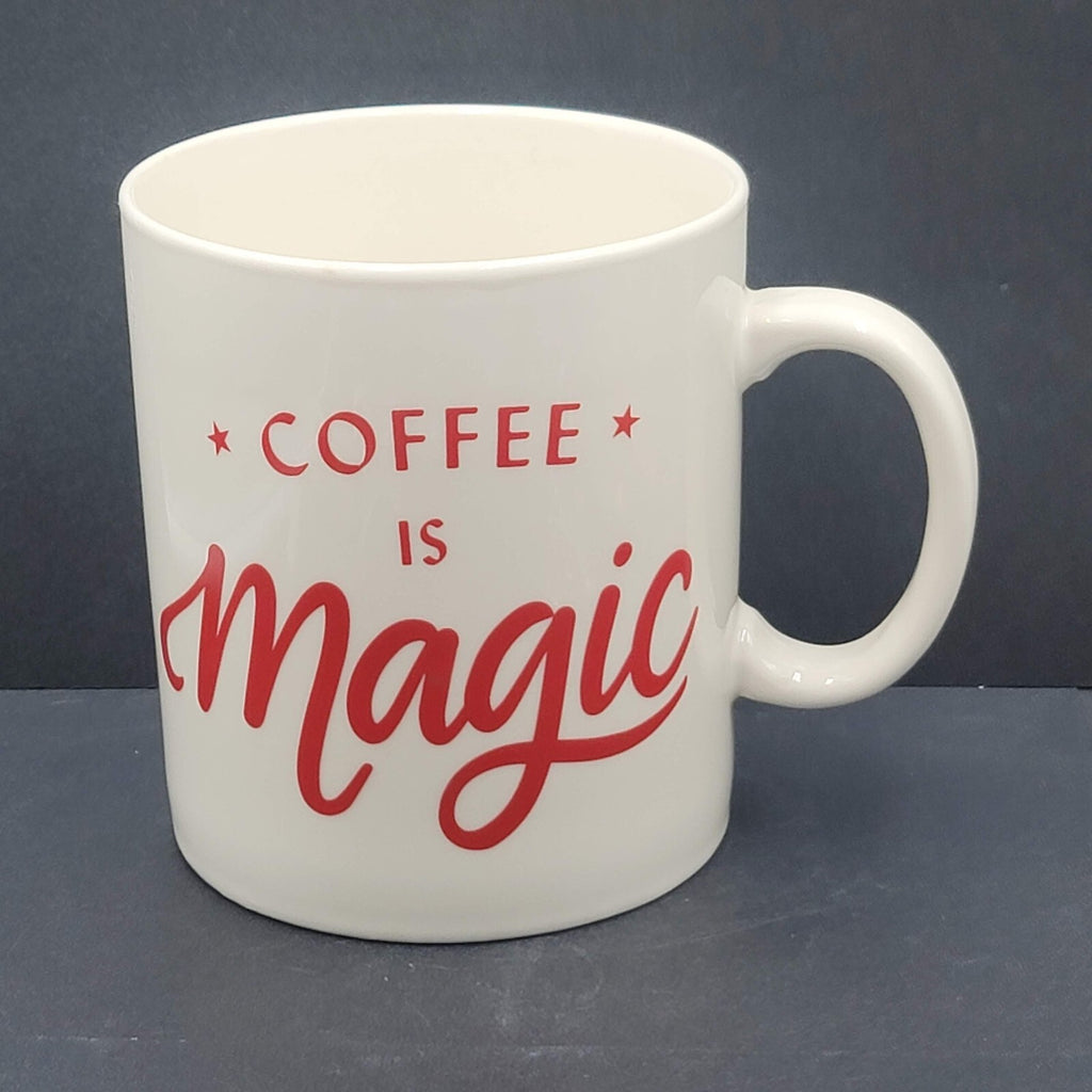 Starbucks Coffee is Magic XL 28oz Coffee Mug Cup Pink White Large