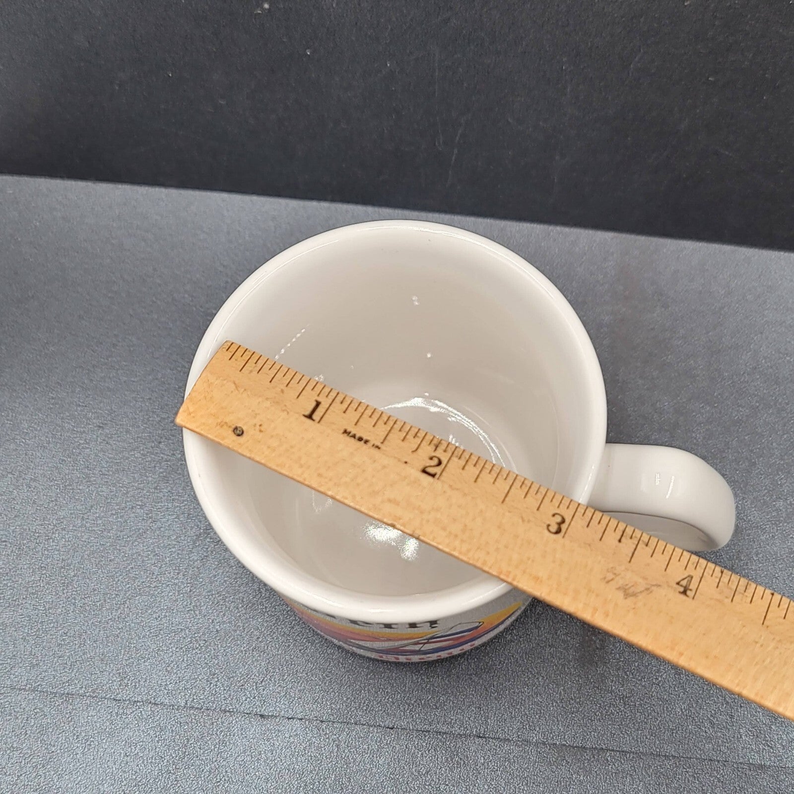 Vintage San Diego BETH Coffee Mug Cup Sailboat Souvenir