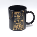 FAO at the Forum Las Vegas Coffee Mug Gold on Black Souvenir