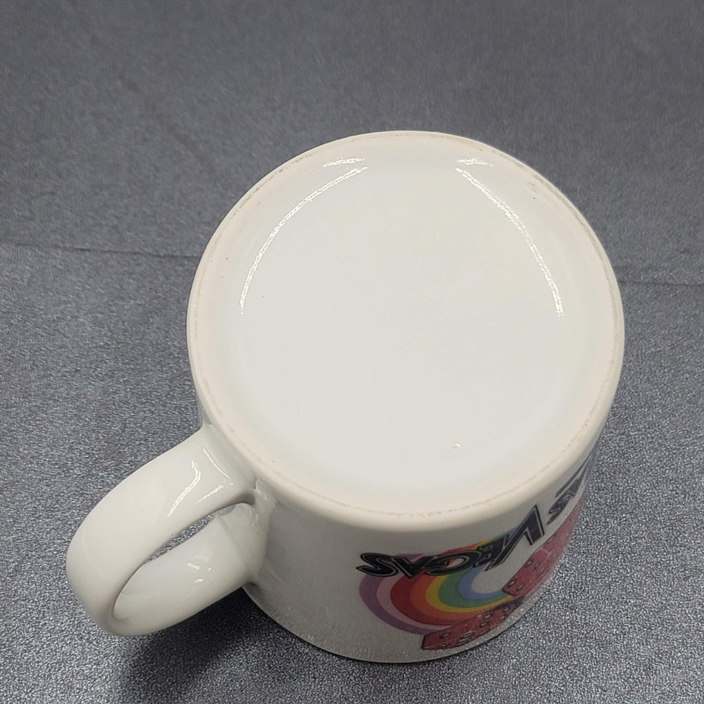 Vintage Las Vegas Nevada Rainbow Coffee Mug Novelty Mugs Casino Souvenir