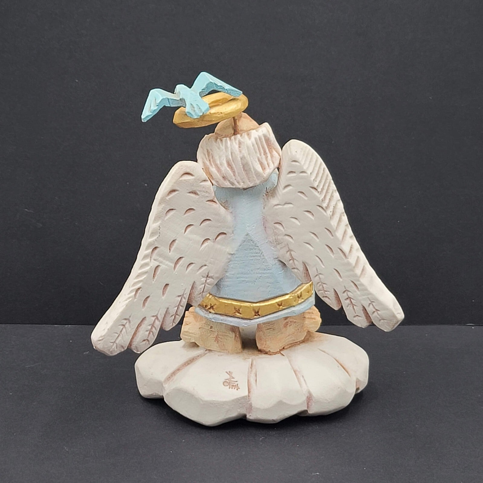 1994 David Frykman The Oldest Angel Bird on Halo Collector Figurine