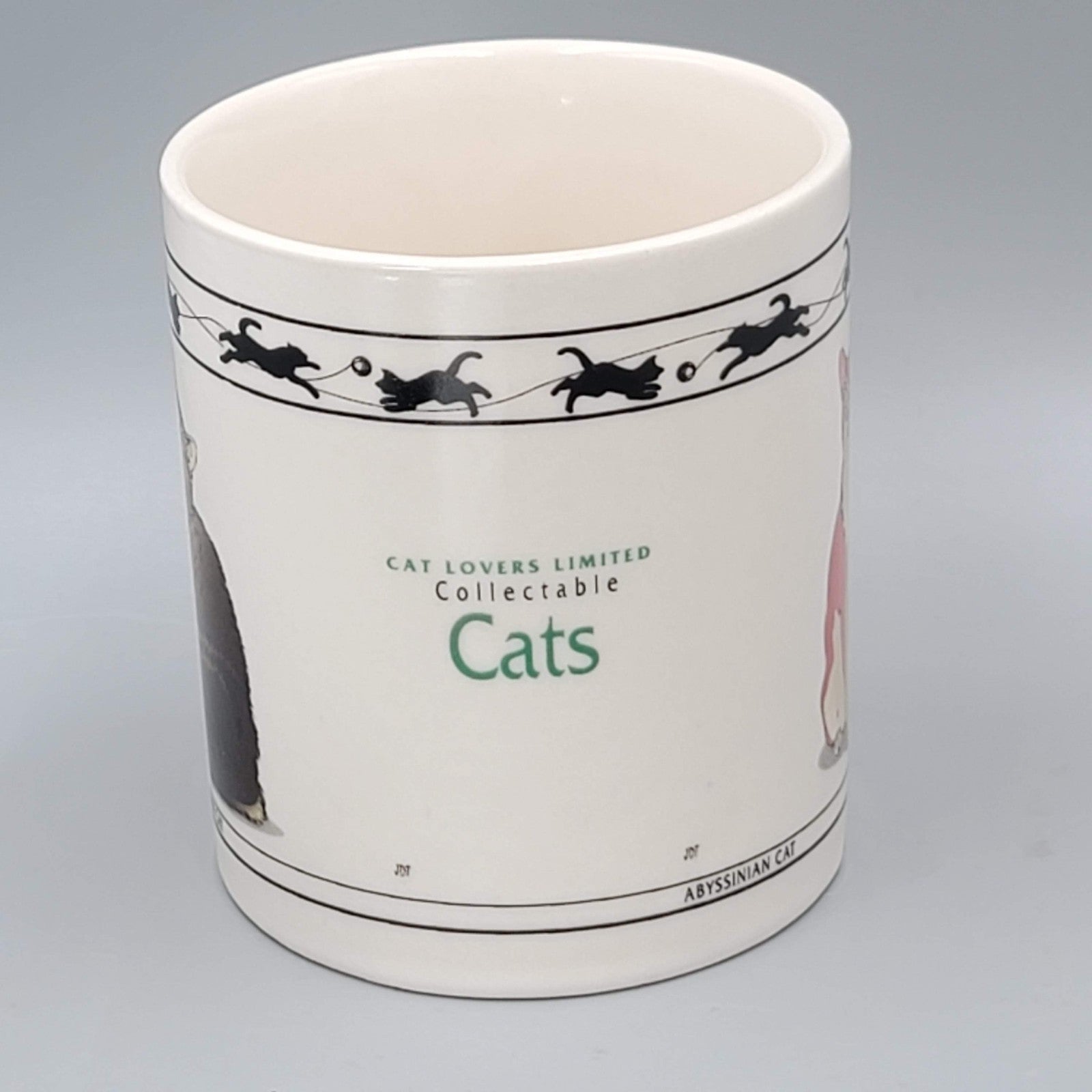 Cat Lovers Limited Coffee Mug Abyssinian Mackerell Tabby Siberian BEIGE