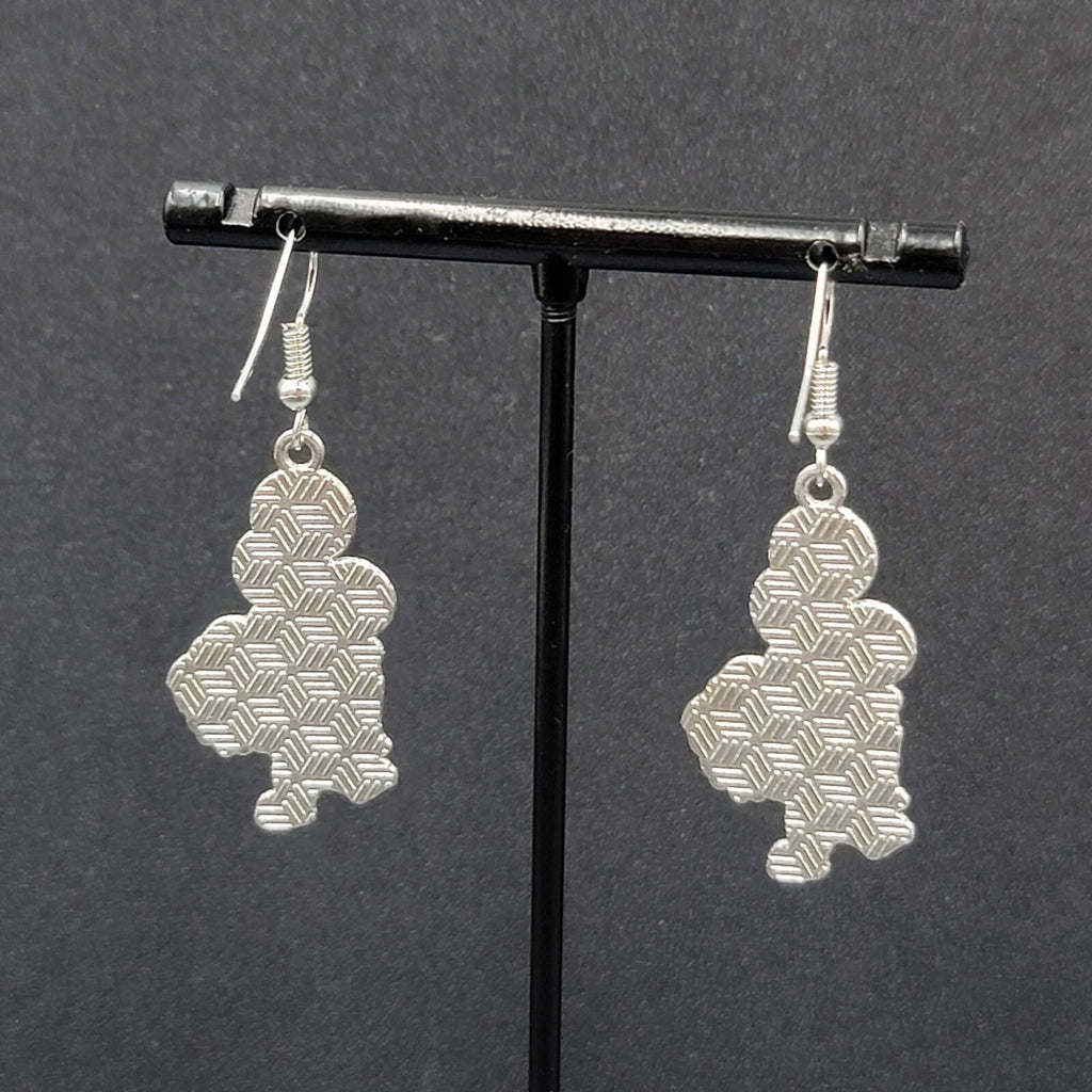 Pennywise Clown Pierced Earrings Enamel IT Horror Movie Dangle 1.25" FS