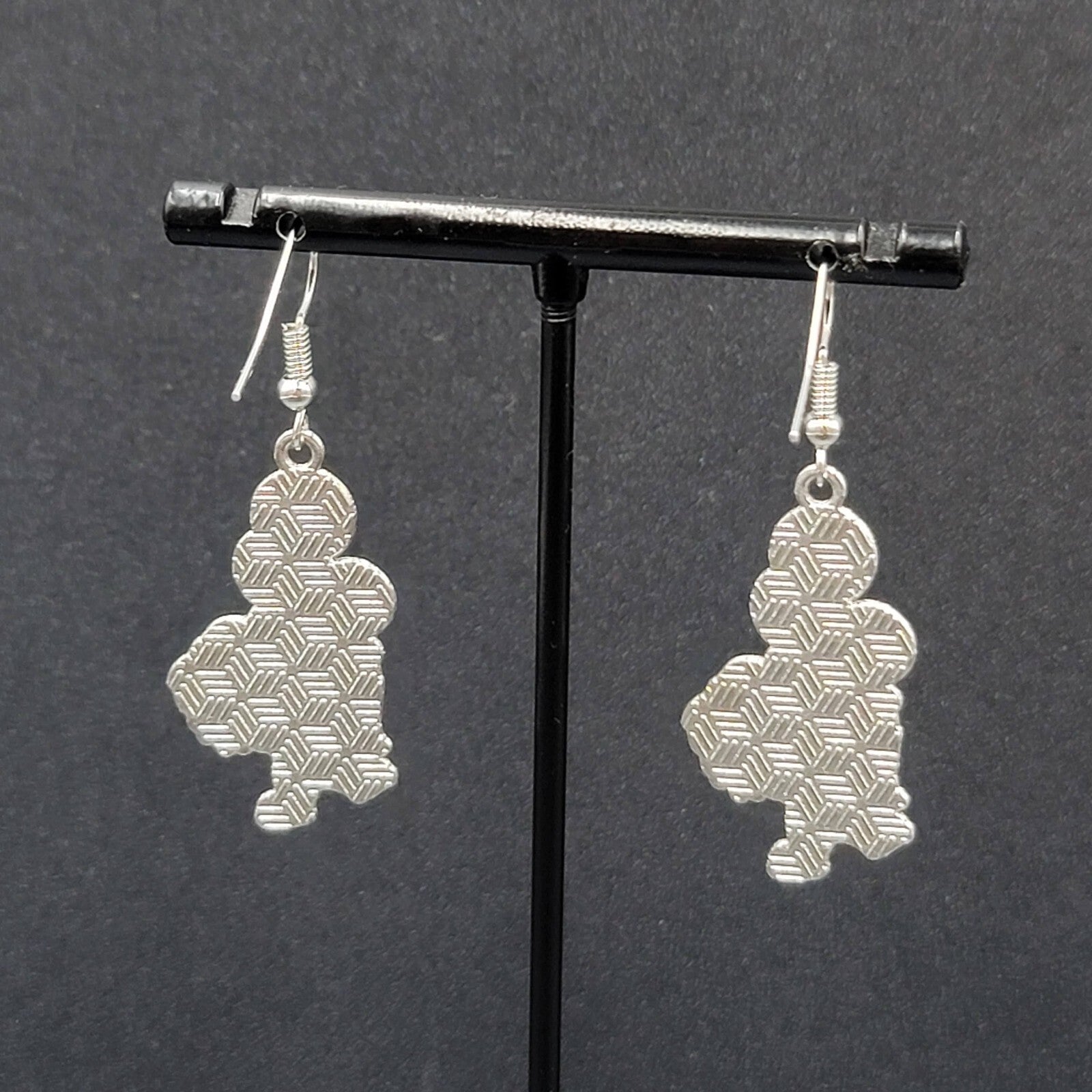 Pennywise Clown Pierced Earrings Enamel IT Horror Movie Dangle 1.25" FS