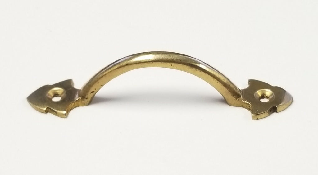Vintage Solid Brass Drawer Cabinet Bar Pull SINGLE ONLY NOS 2 1/2"