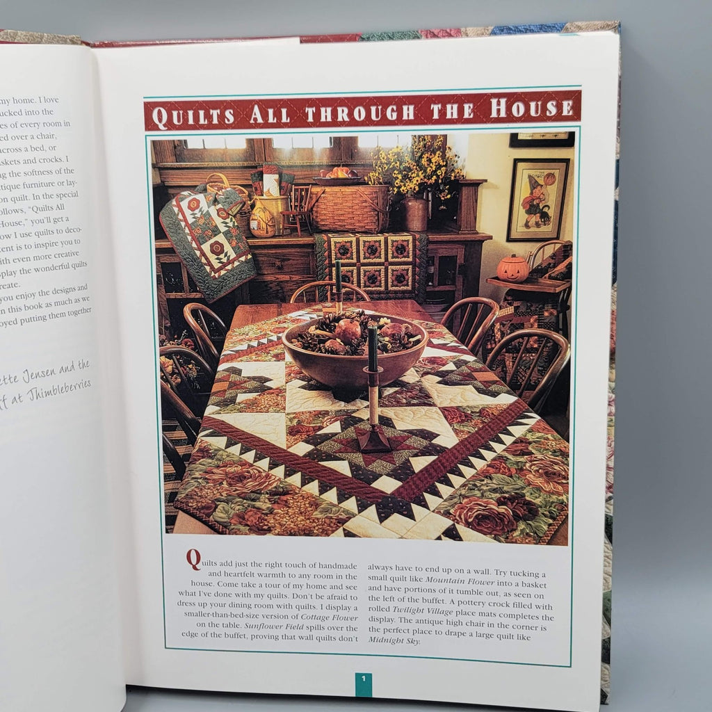 The Thimbleberries Book of Quilts Lynette Jensen Signed Quilting Patterns