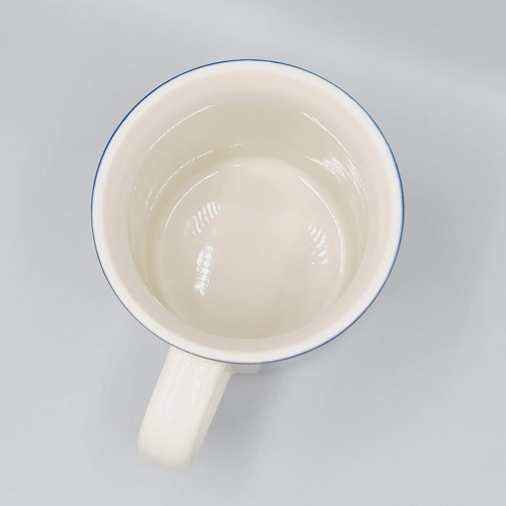 Tienshan Coffee Mug Stoneware Set of 2 Seagull Beach Ocean Theme