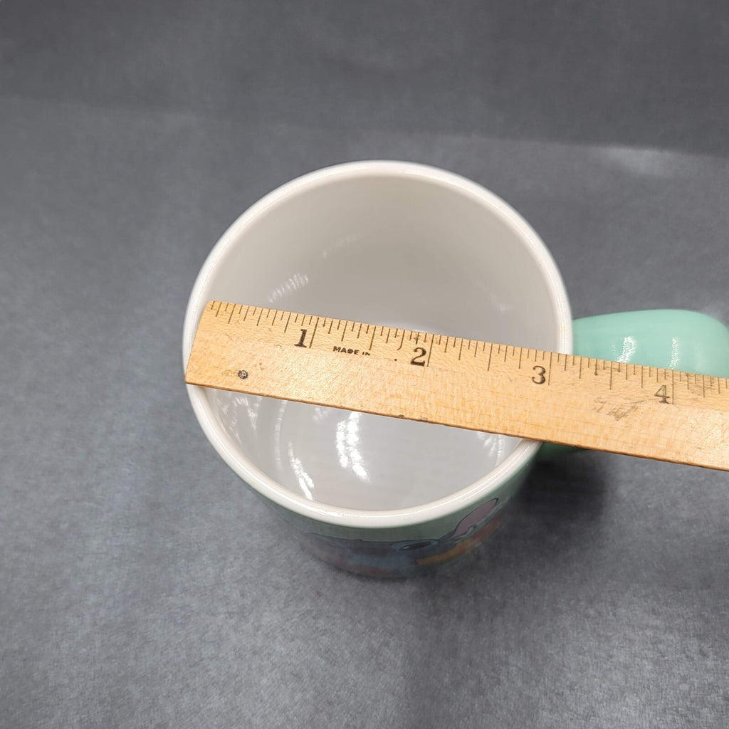 Disneys Stitch Ceramic Coffee Tea Mug "Weird but cute" Flowers