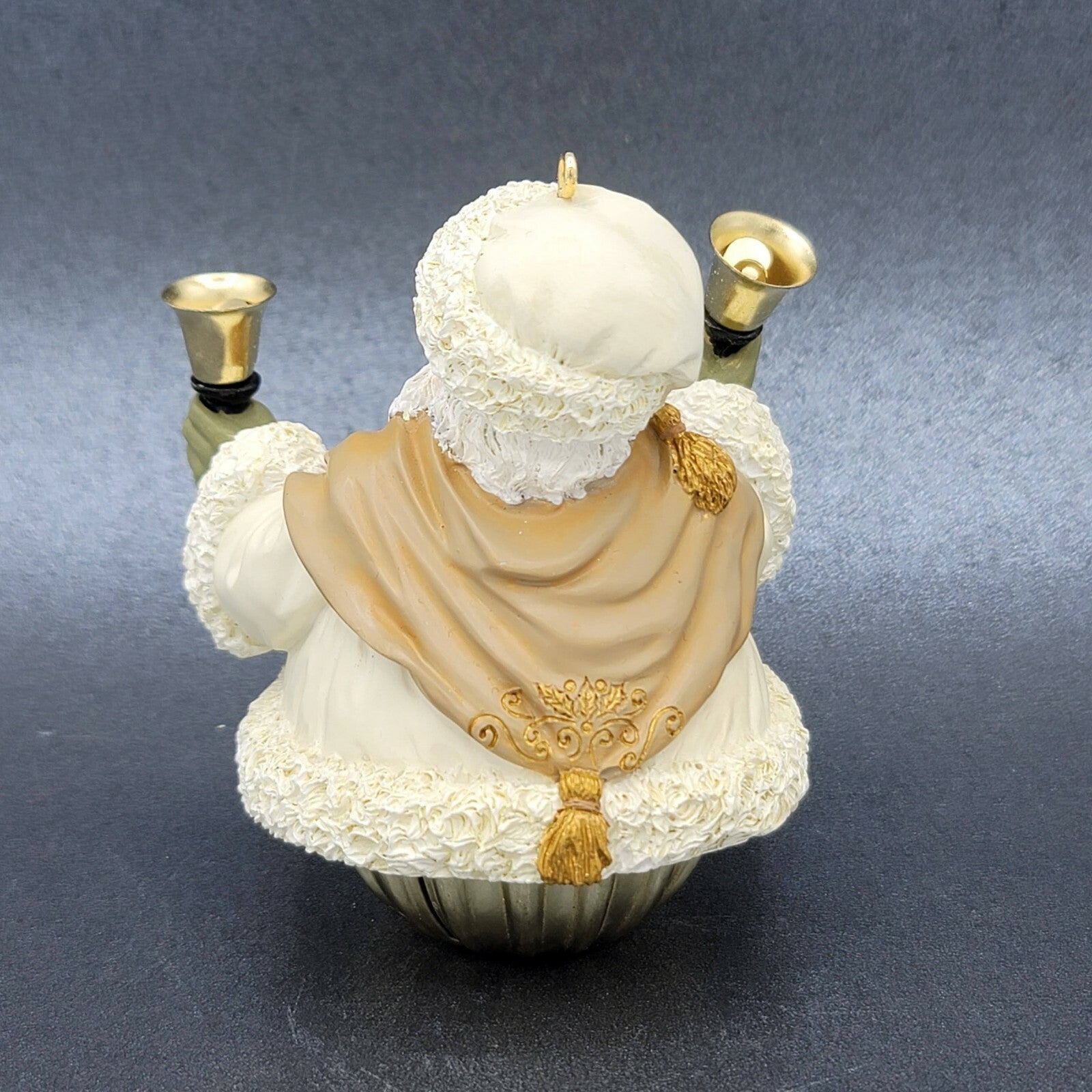 HALLMARK 2004 BELL SANTA ORNAMENT JOLLY OLD KRIS JINGLE 3 1/4"