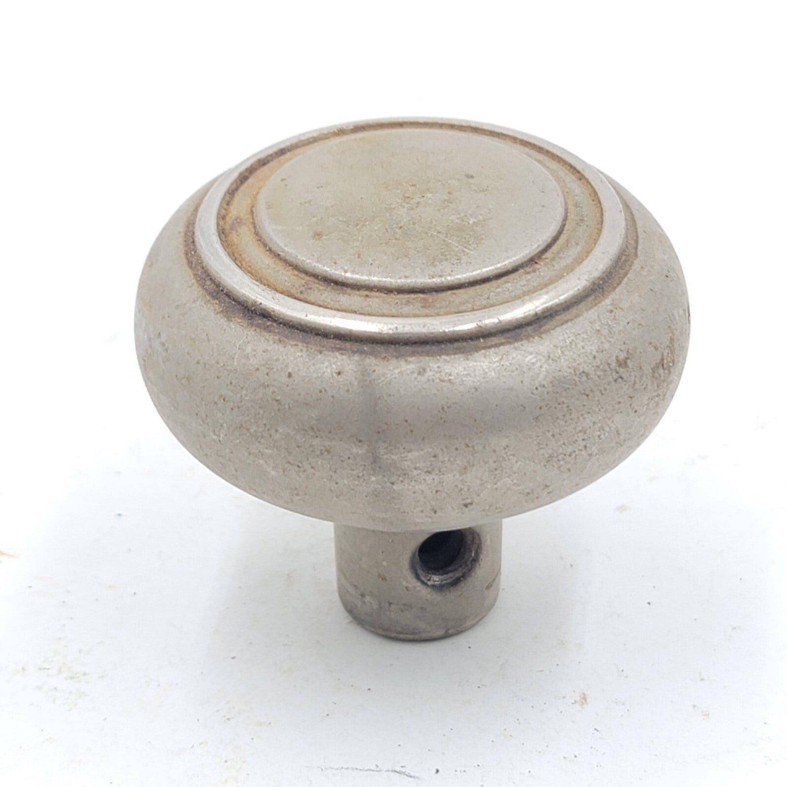 Vintage SINGLE Steel Doorknob Salvage Reclaimed Door Hardware 2.25 in 6674
