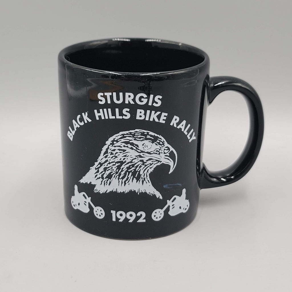 Vintage Sturgis Black Hills Bike Rally 1992 Coffee Mug Motorcycles