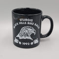 Vintage Sturgis Black Hills Bike Rally 1992 Coffee Mug Motorcycles