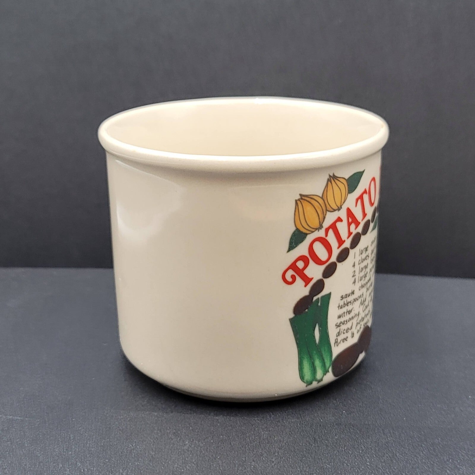 Westwood Stoneware Coffee Mug Recipe Potato Leek Soup Campbell Soup Cup