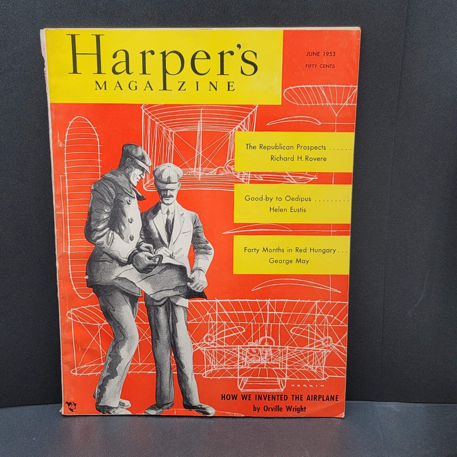 Harpers Magazine June 1953 How We Invented the Airplane by Orville Wright