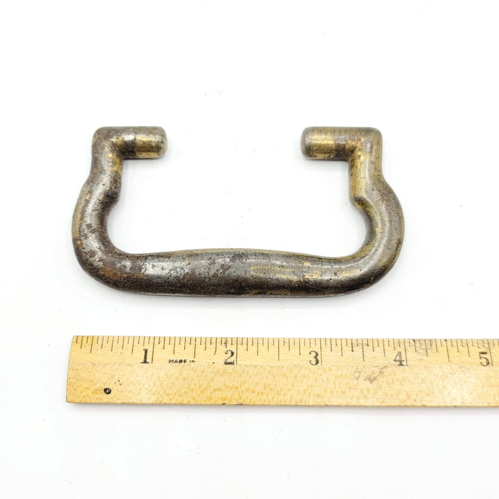Vintage Large Steel Bail Pull Handle Replacement 2.5" Salvage Reclaimed