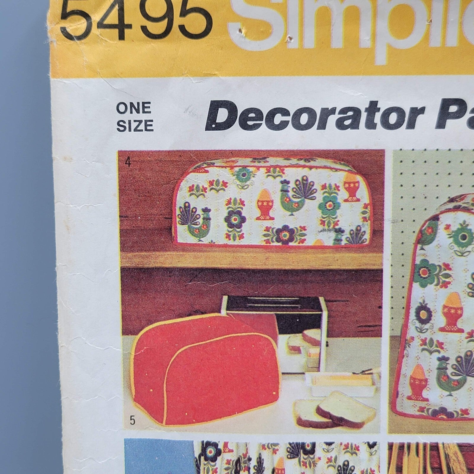 Simplicity 5495 Kitchen Appliance Covers & Pot Holders Vintage