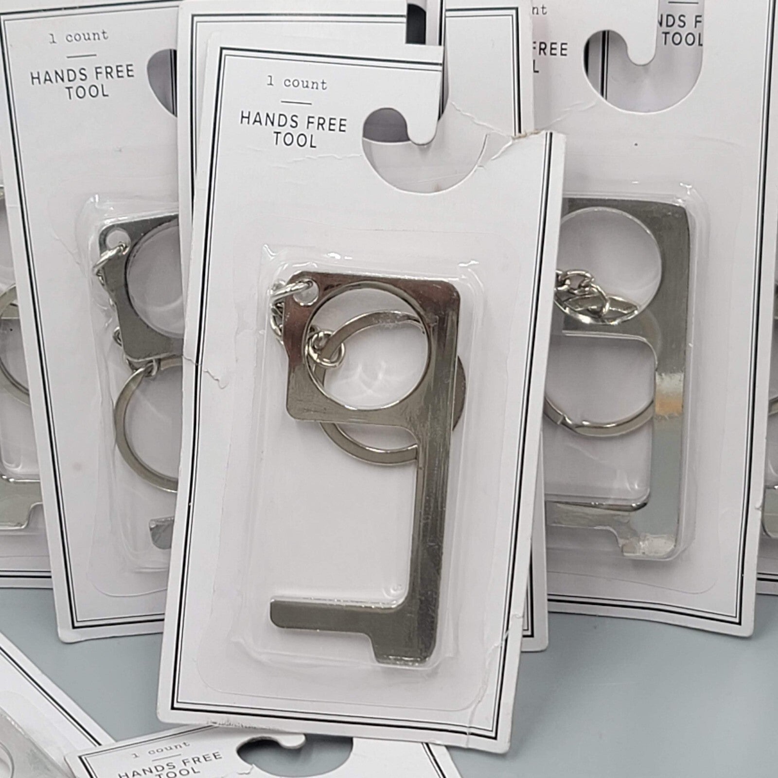 Hands Free Tool Open doors Ergonomic design Attached key chain Lot of 9