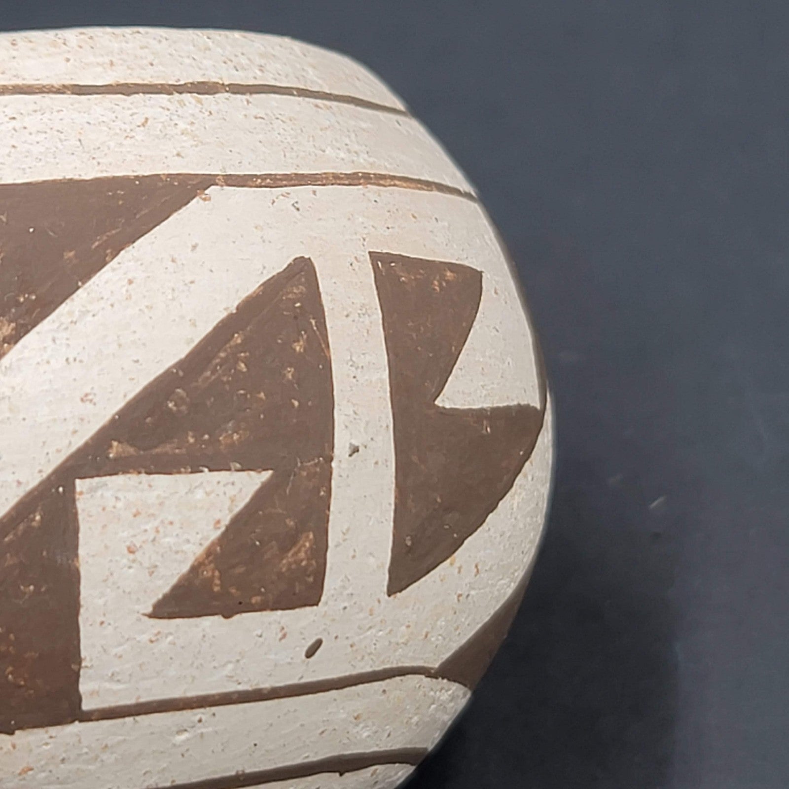 Vintage Pueblo Miniature Pottery Bowl New Mexico Native American 2.5 in